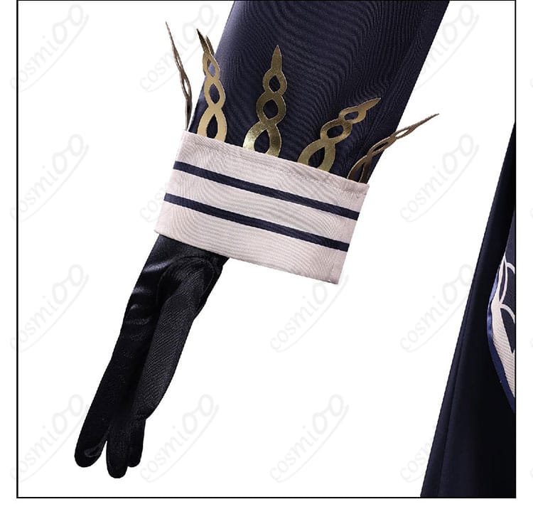 蓮見レイア コスプレ衣装 袖口ディテール|丁寧な縫製・クオリティ確認に