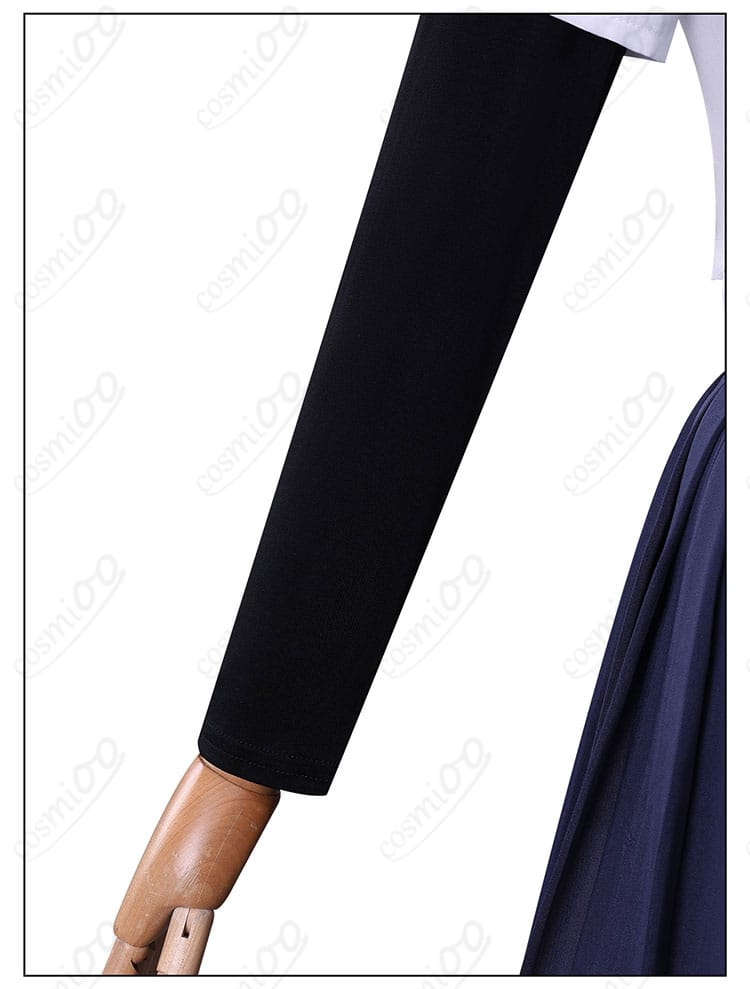 八百歳比名子 コスプレ衣装 黒の袖デザイン|質感のある生地