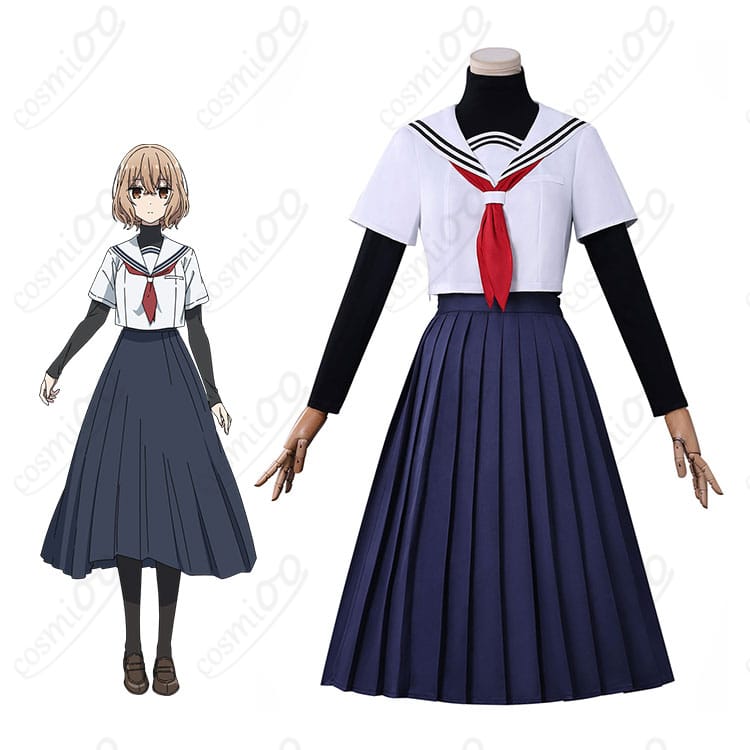 商品キャラクター八百歳比名子とコスプレ衣装の全身イメージ|私を喰べたい、ひとでなし コスプレ