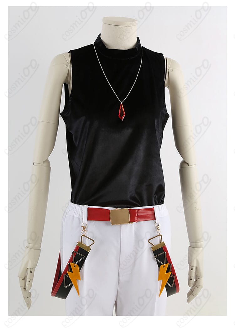 あんスタ Switch コスプレ衣装 内搭黒ベスト 正面|重ね着デザインの質感をチェック