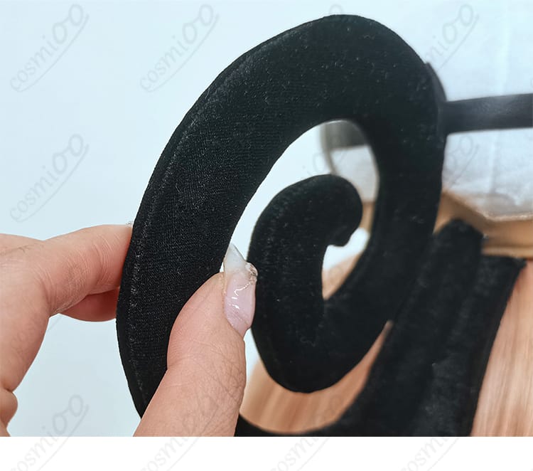 ムク コスプレ衣装 頭飾り 細部写真｜質感こだわりポイント