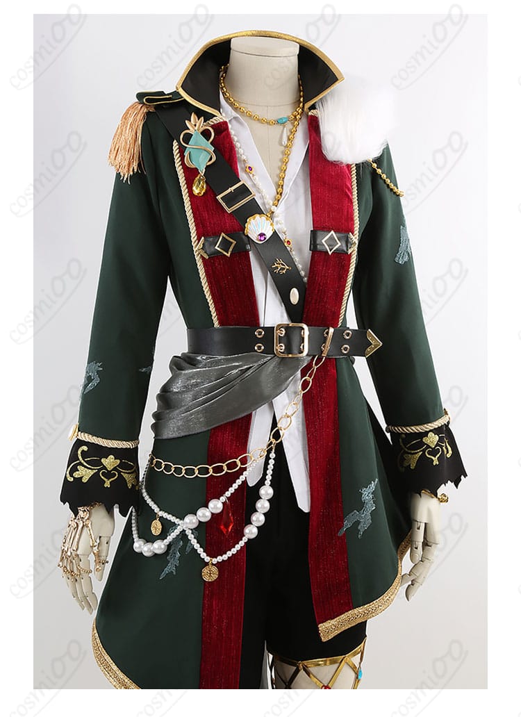 UNDEAD Velvet Ship コスプレ衣装 衣襟装飾のアップ・高再現ディテール