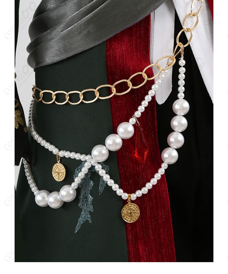 UNDEAD Velvet Ship コスプレ衣装 腰まわり装飾の細部写真