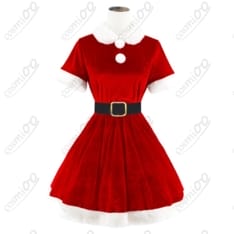 新世紀エヴァンゲリオン 綾波レイ クリスマスコスプレ｜高品質フルセット - 1枚目の画像（サムネイル）