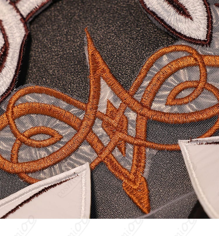 アスモダイ衣装 胸飾り図案の詳細カット|原神 空の執政