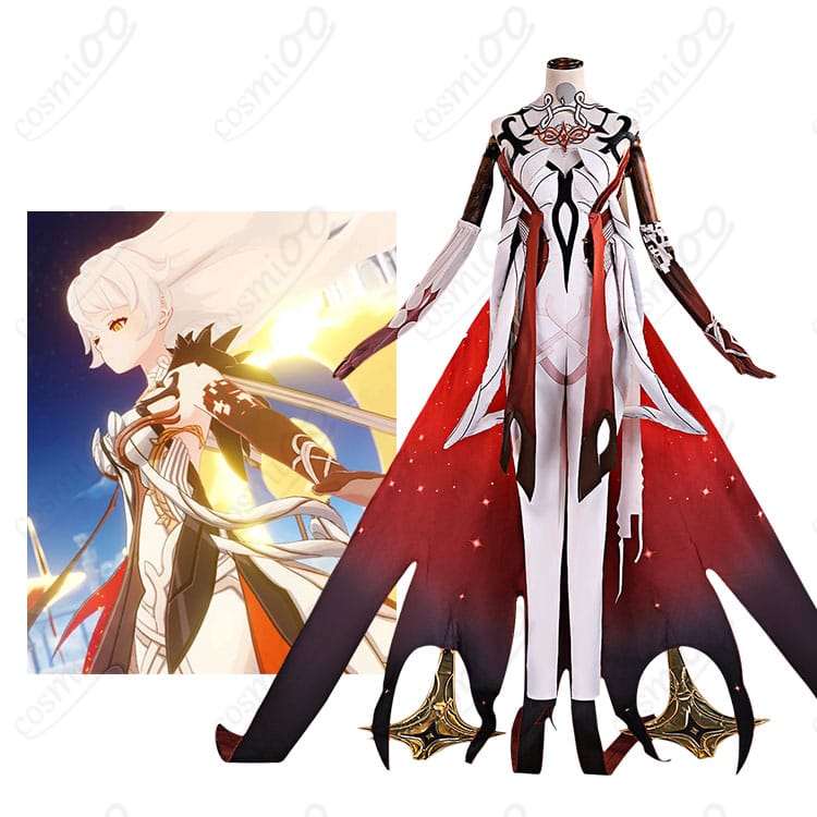 商品角色人物とアスモダイ衣装のイメージ画像|原神コスプレ衣装