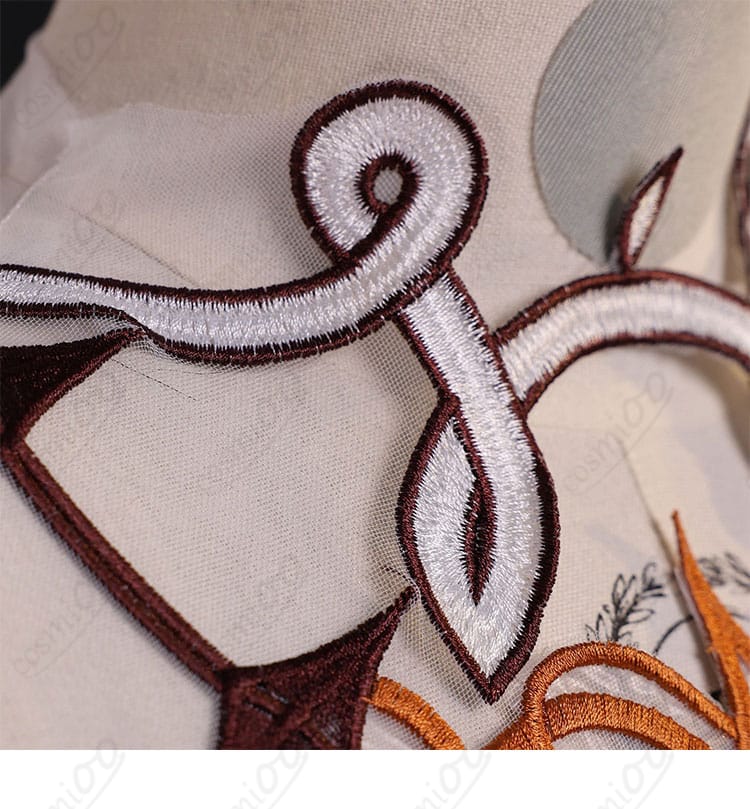 アスモダイ衣装 衣领デザインの細部|原神 空の執政