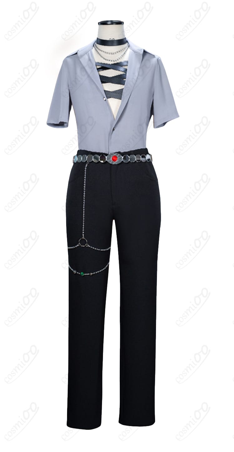 荒地の翅 日々樹渉 コスプレ衣装 半袖シャツ正面デザイン細部アップ