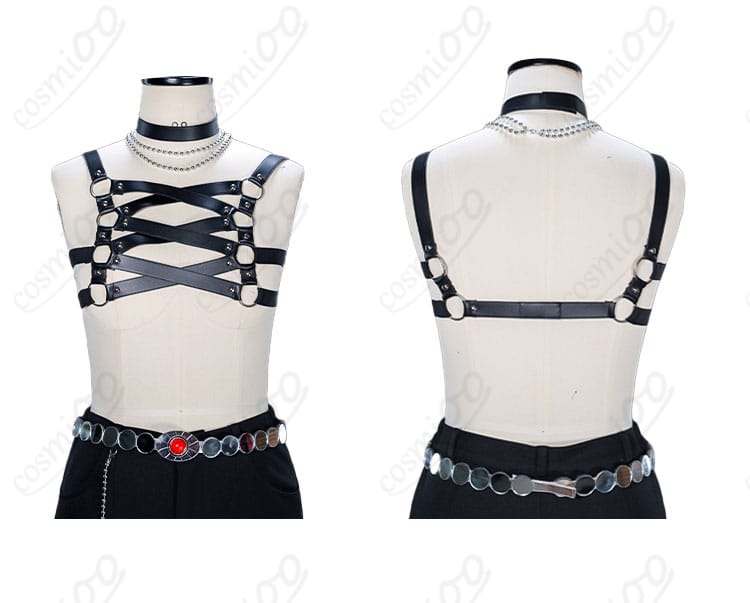 荒地の翅 日々樹渉 コスプレ衣装 上下コーデ 正面と背面装飾ディテール比較画像