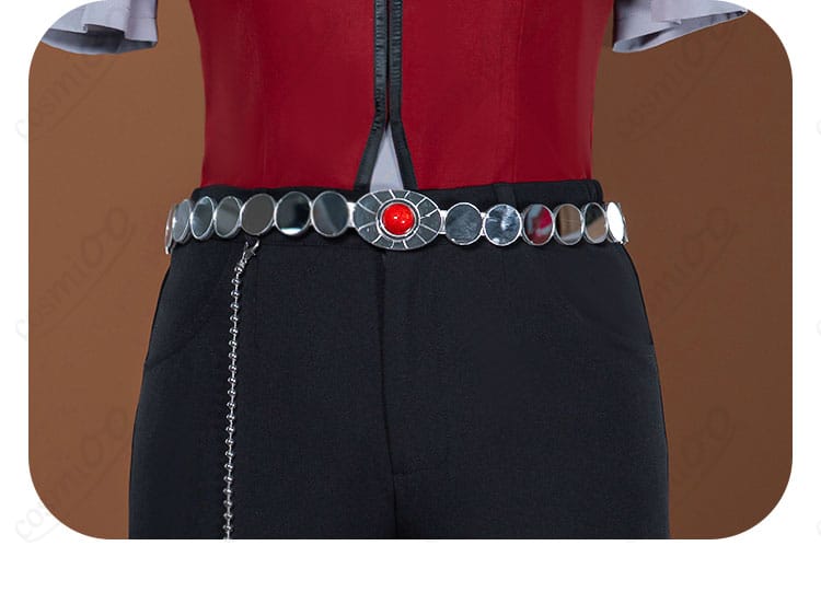 荒地の翅 日々樹渉 コスプレ衣装 ズボンウエスト部分装飾ディテール写真