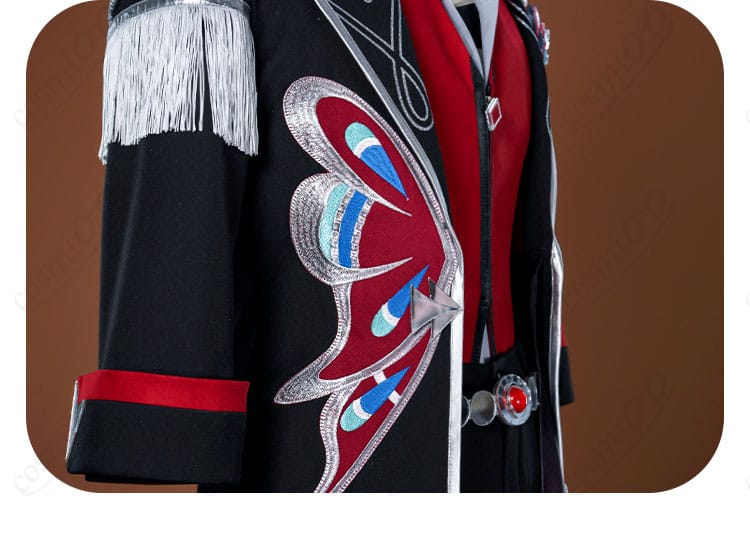 荒地の翅 日々樹渉 コスプレ衣装 袖口装飾ディテール写真 刺繍と装飾の質感チェック