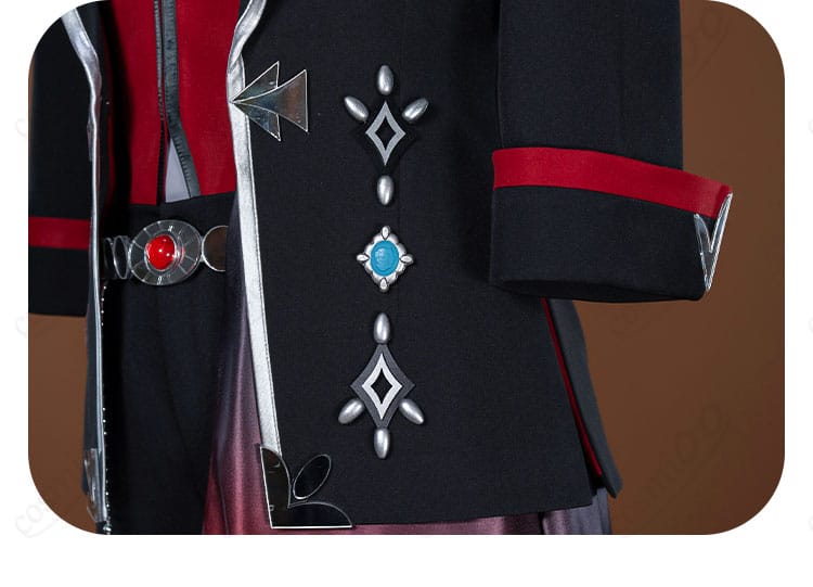 荒地の翅 日々樹渉 コスプレ衣装 ネックライン・襟元装飾ディテール画像