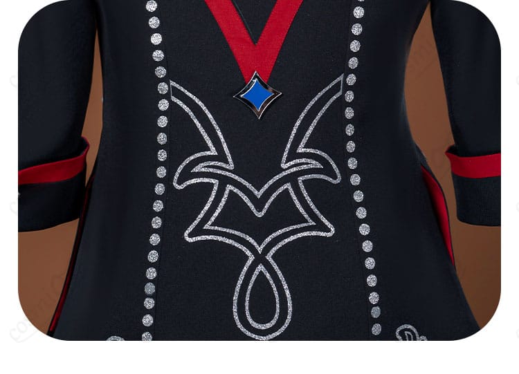 荒地の翅 日々樹渉 コスプレ衣装 コート背面デザイン&装飾ディテール画像