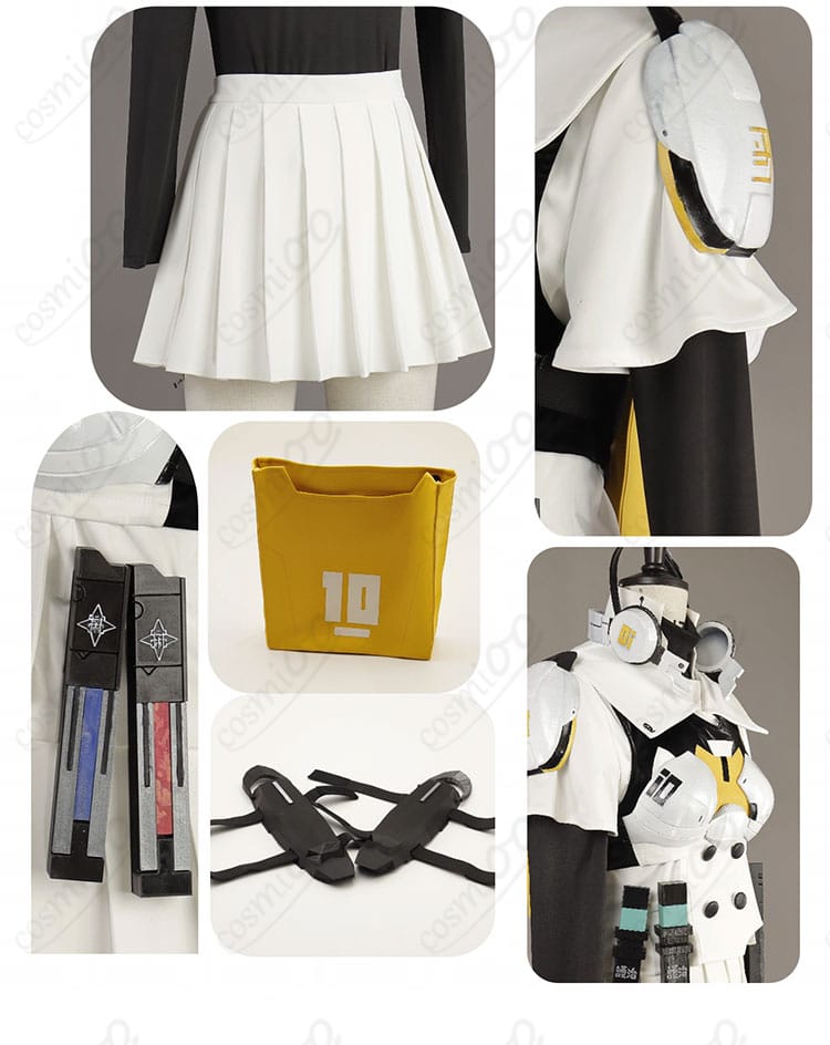 戦闘服スカート&飾りディテール|霧藤希 コスプレ衣装