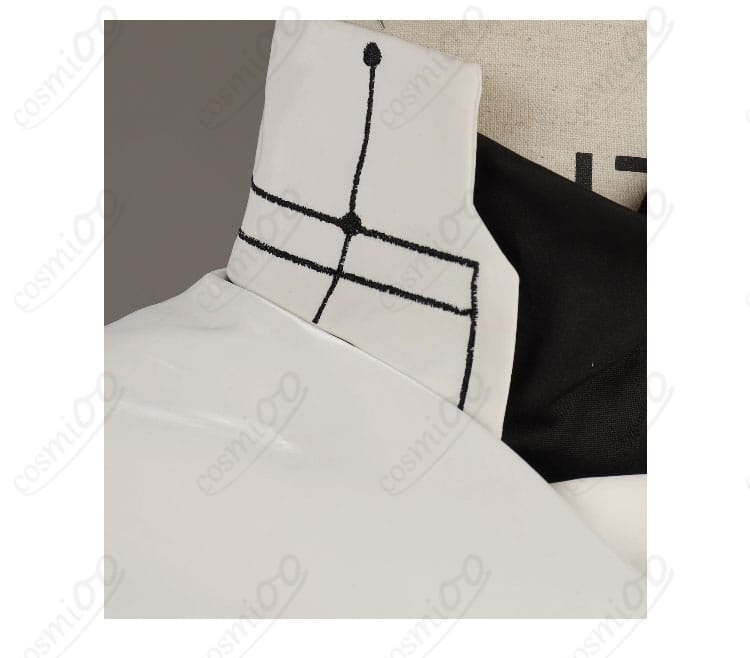 戦闘服コスプレ衣装 霧藤希 领口装飾ディテール|仕上げの美しさをチェック