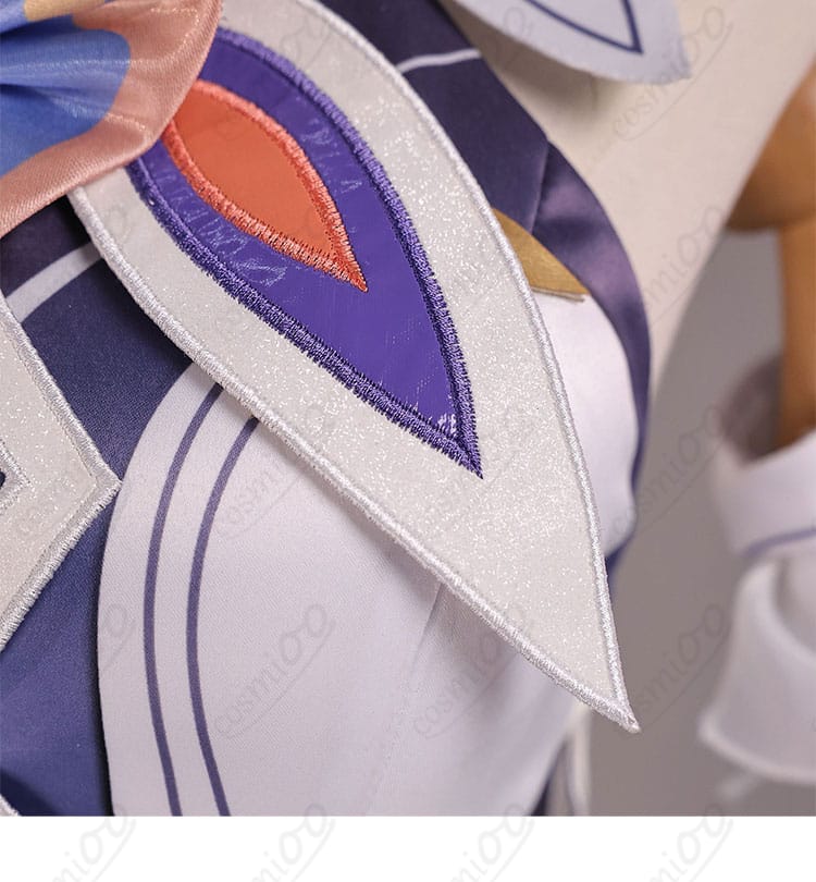 原神 ニコ・リヤン コスプレ衣装 胸飾りディテール|高品質アクセント