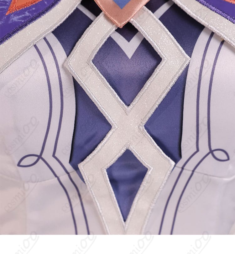 原神 ニコ・リヤン コスプレ衣装 衣襟ディテール|細部まで美しい装飾