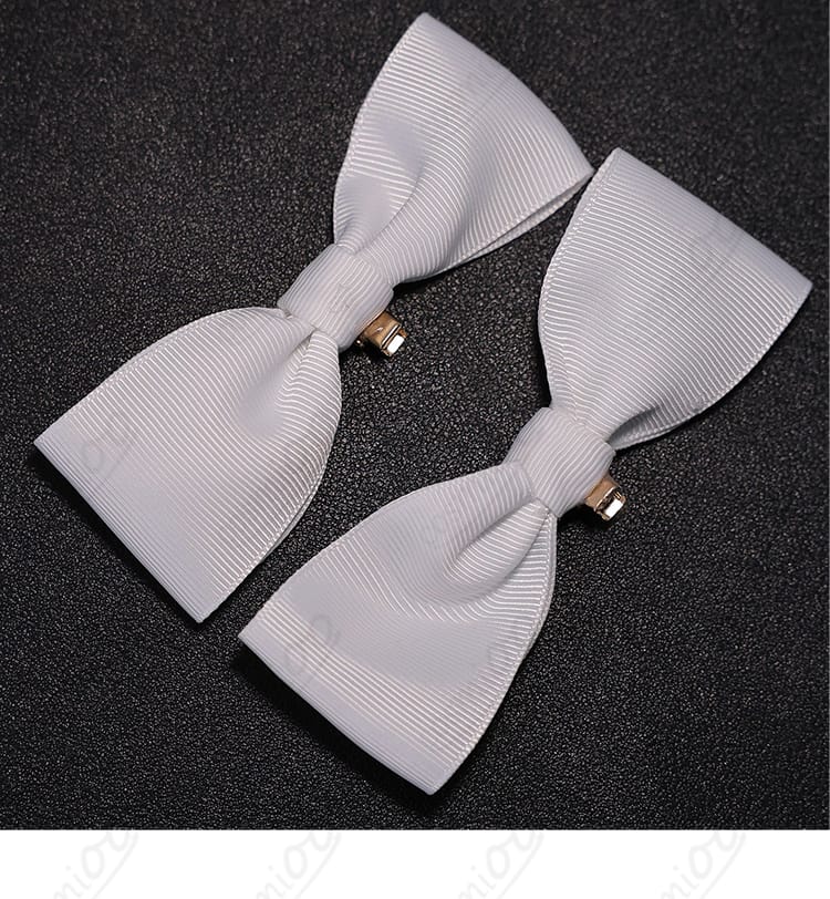 原神 ニコ・リヤン コスプレ衣装 白い蝶結び背飾りディテール|華やかで上品