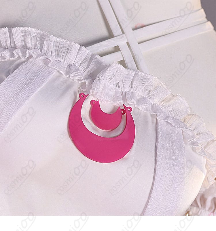 服装の襟元装飾ディテール画像｜コロンビーナ フェス衣装 コスプレ 襟口デザイン