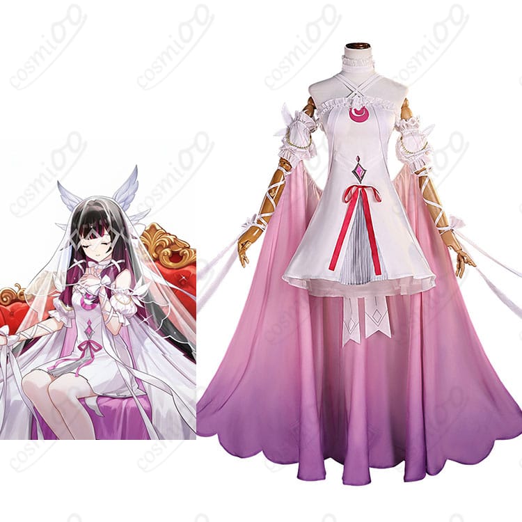 商品服装とキャラクター比較画像｜原神 コロンビーナ フェス衣装 コスプレ