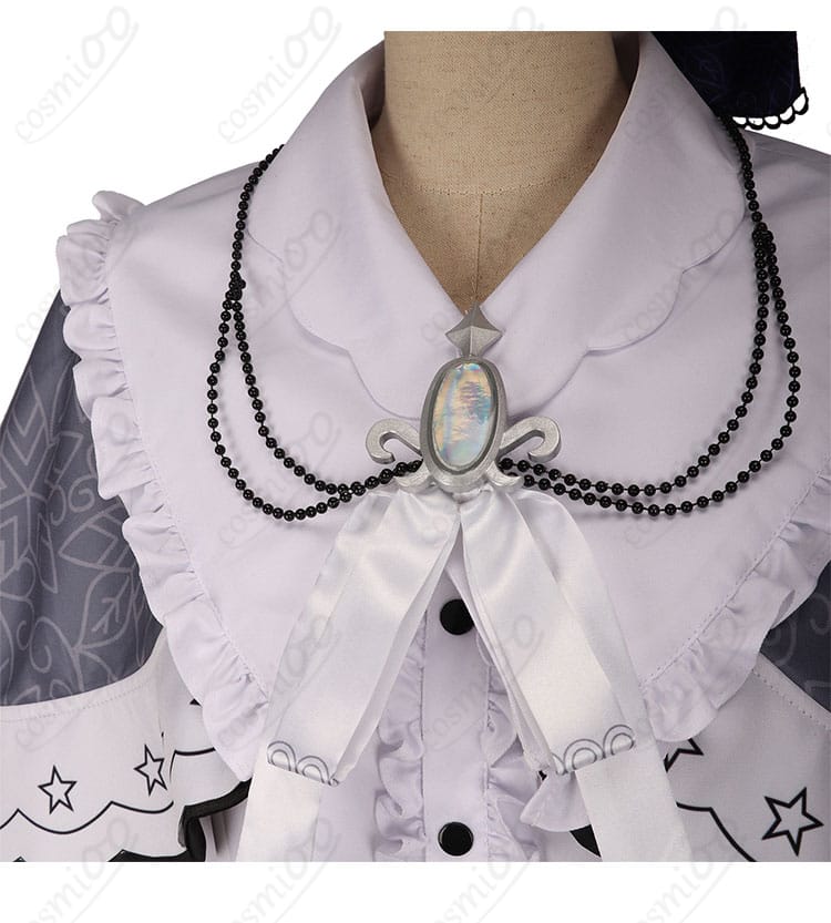 月代ユキ コスプレ衣装 衿元装飾アップ|細部まで再現したデザイン