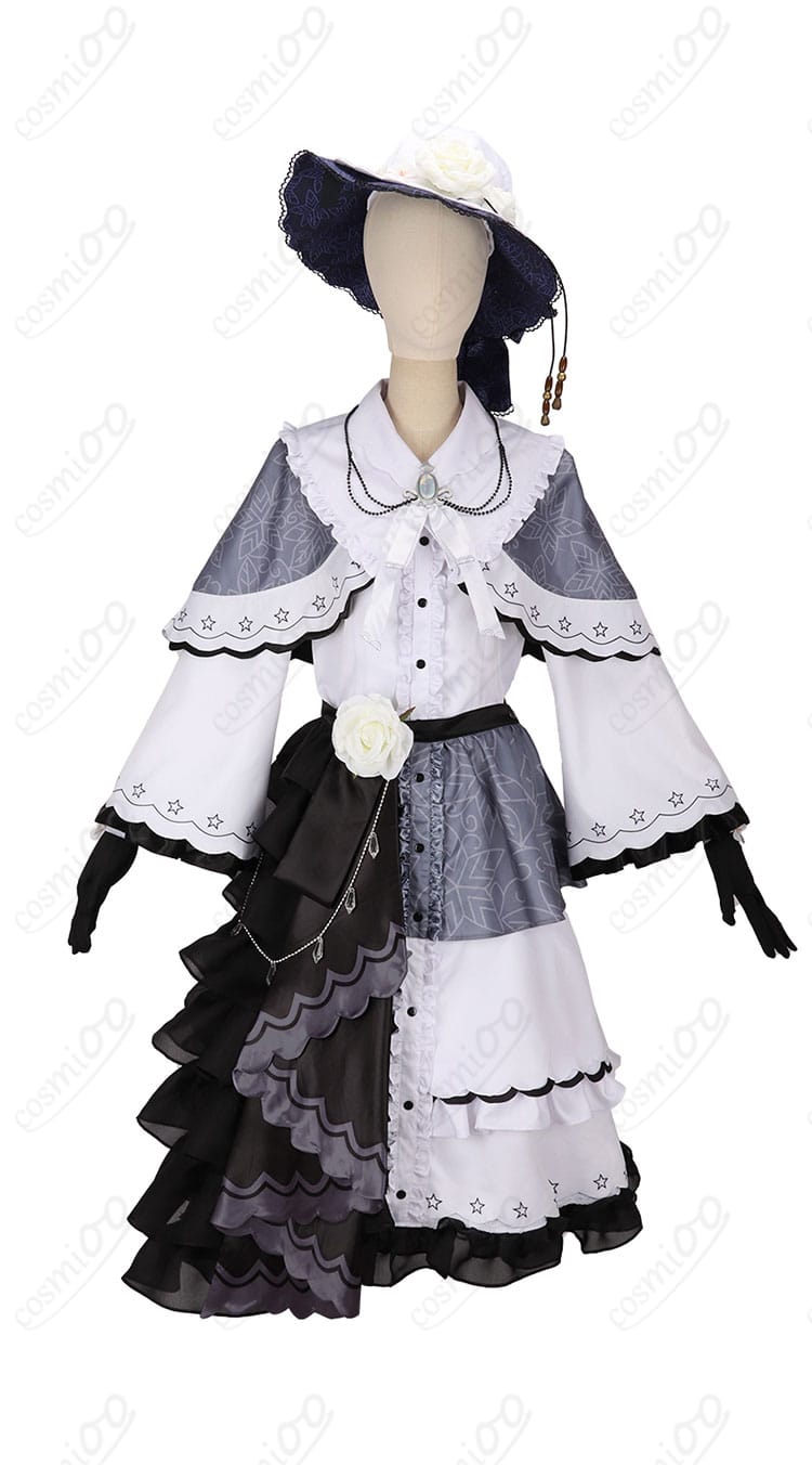 月代ユキ コスプレ衣装 正面図|高品質デザイン・イベント向け