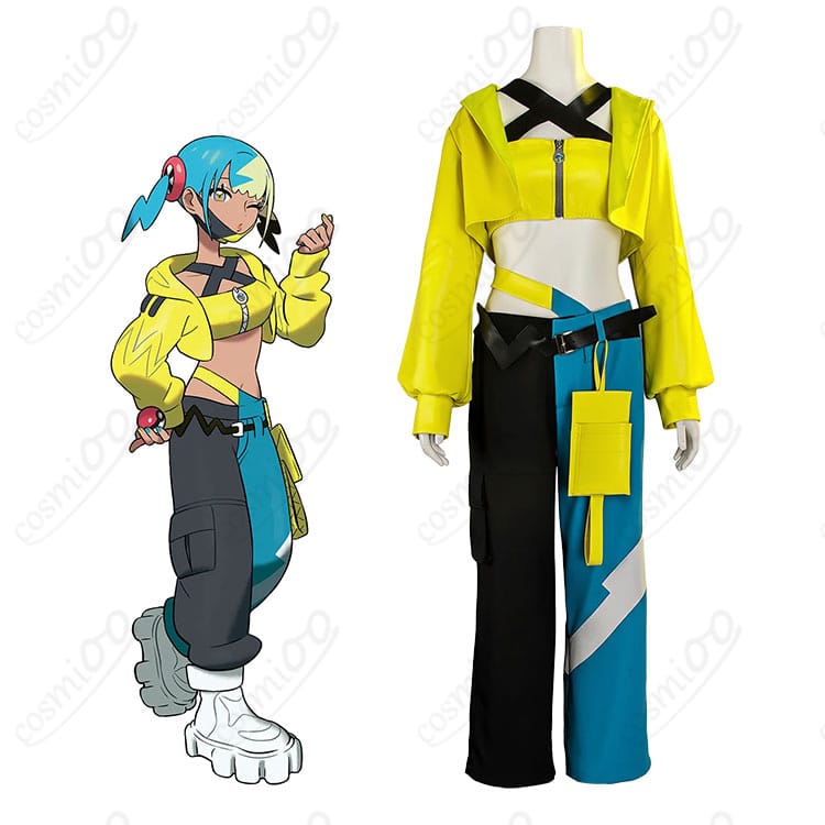 商品服装与角色人物の比較画像｜ポケモンZA カナリィ コスプレ衣装