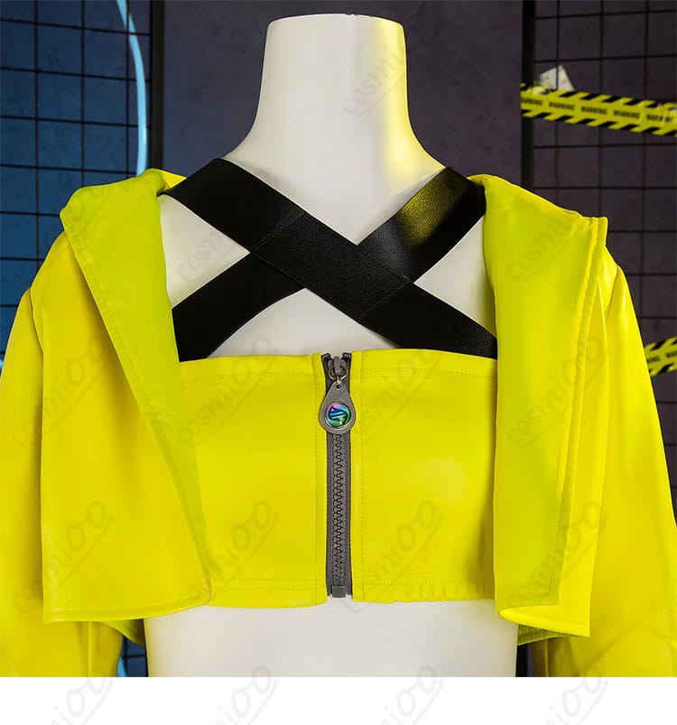 衣装の襟元デザイン詳細｜ポケモンZA カナリィ コスプレ