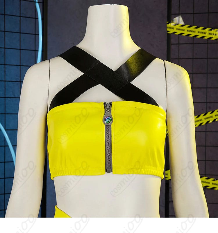 フロントジッパー 装飾ディテール｜コスプレ衣装 カナリィ