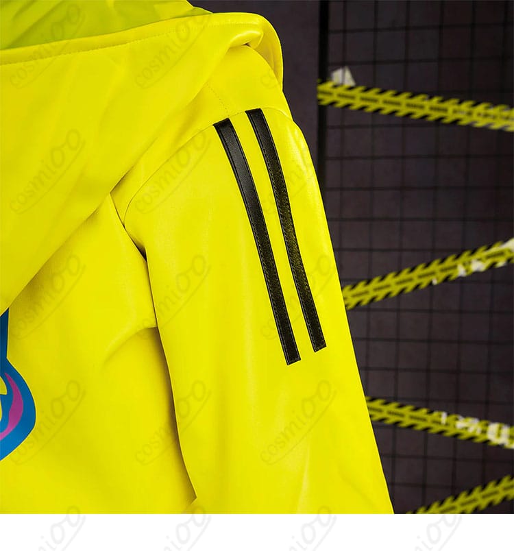 アウター袖のストライプ装飾｜カナリィ コスプレ衣装