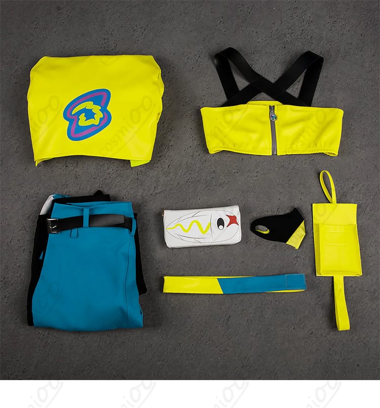 コスプレ衣装フルセット内容図｜カナリィ セット内容