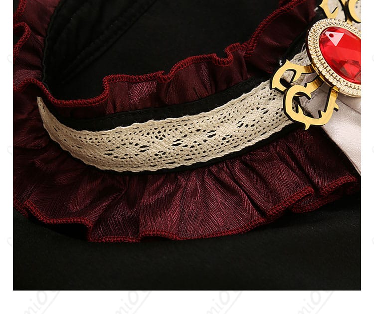 ネックアクセサリー ディテール|Valkyrie コスプレ衣装 颈飾のアップ・高級感あり