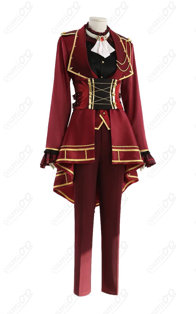 商品服装 右側面図|Valkyrie コスプレ衣装 横からの細部デザイン確認