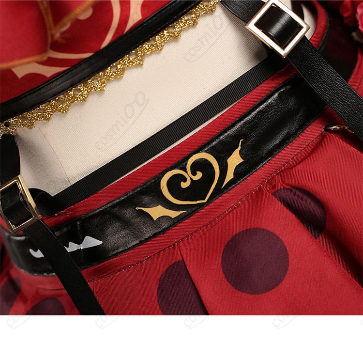 パンツウエスト装飾ディテール｜Aqours 小悪魔アイドル風 コスプレ衣装 デザイン性◎