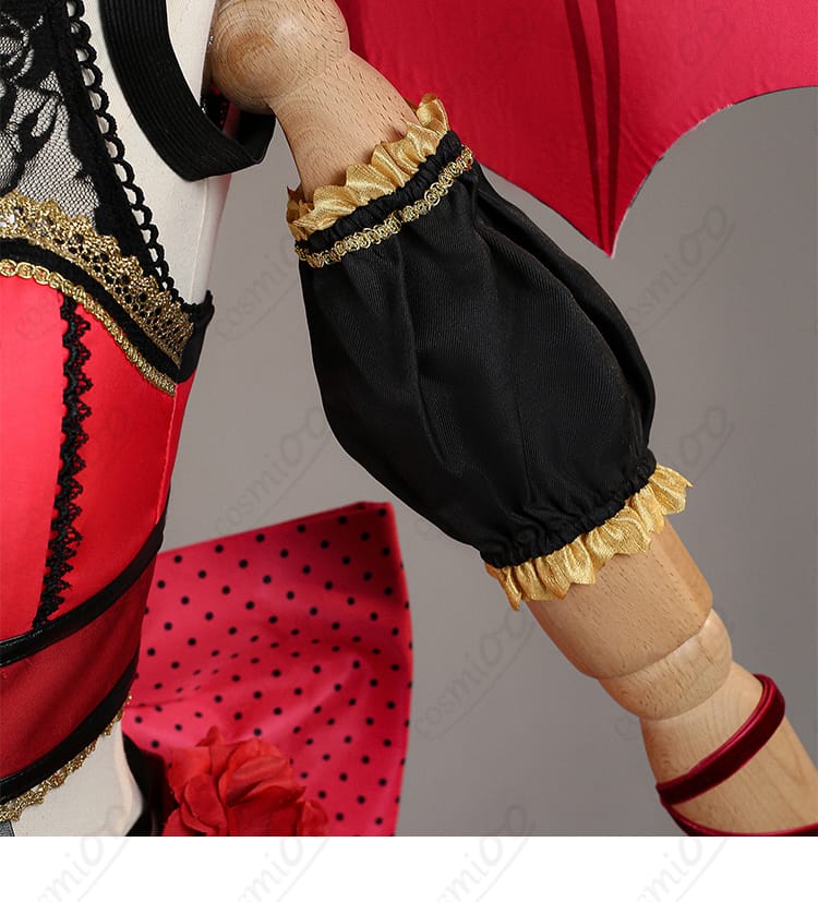 袖套（アームカバー）装飾細部｜Aqours 小悪魔アイドル コスプレ衣装 可愛いポイント