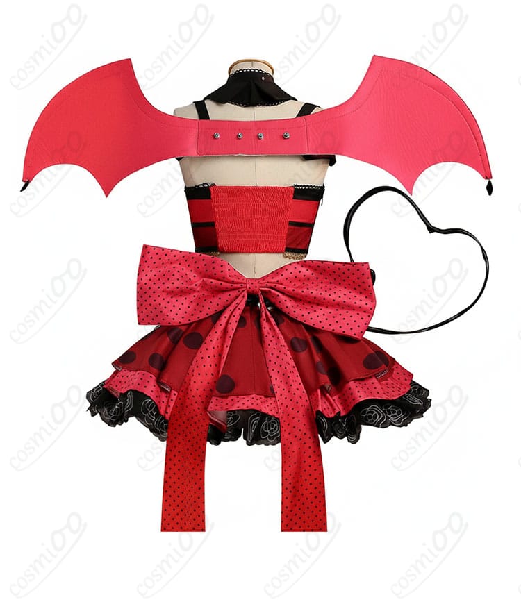 ラブライブ！サンシャイン!! 小悪魔アイドル衣装 背面全体図｜Aqours コスプレ 衣装ディテール確認に最適