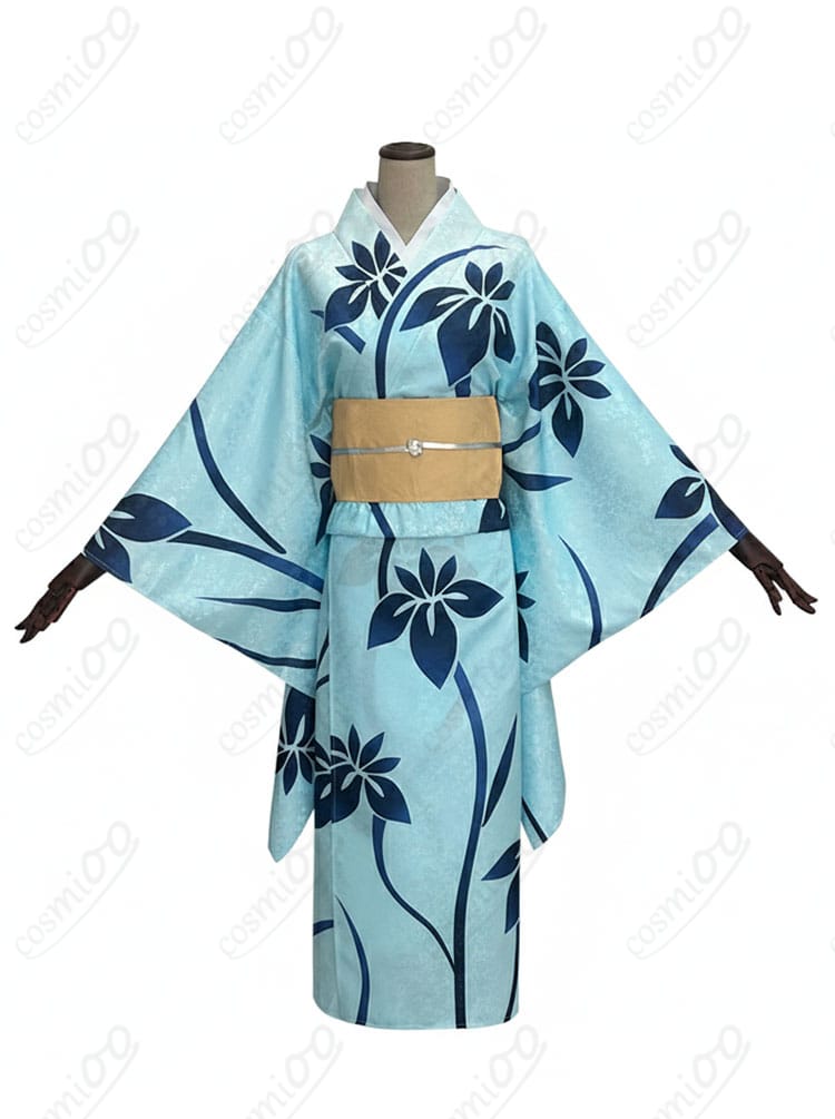 商品服装正面図|鬼滅の刃 恋雪 コスプレ衣装 和装スタイルを美しく再現