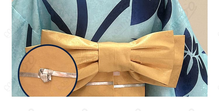 背面蝶飾りディテール|恋雪 コスプレ衣装 無限城編 優雅な蝶モチーフ装飾