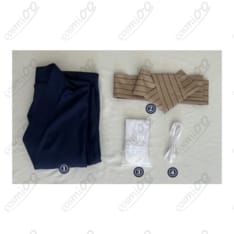 劇場版「鬼滅の刃」無限城編 猗窩座/狛治 コスプレ衣装 高再現フルセット - 3枚目の画像（サムネイル）