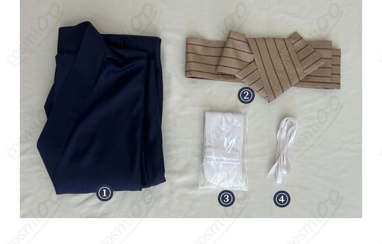 猗窩座 コスプレ衣装 背肩模様ディテール|鬼滅の刃 キャラクター衣装の魅力を表現