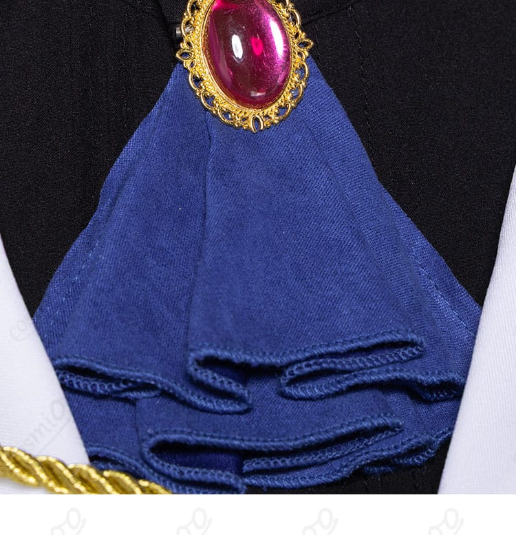 プロジェクトセカイ 東雲彰人 ノウブル・パラディン コスプレ衣装 領口装飾ディテール画像