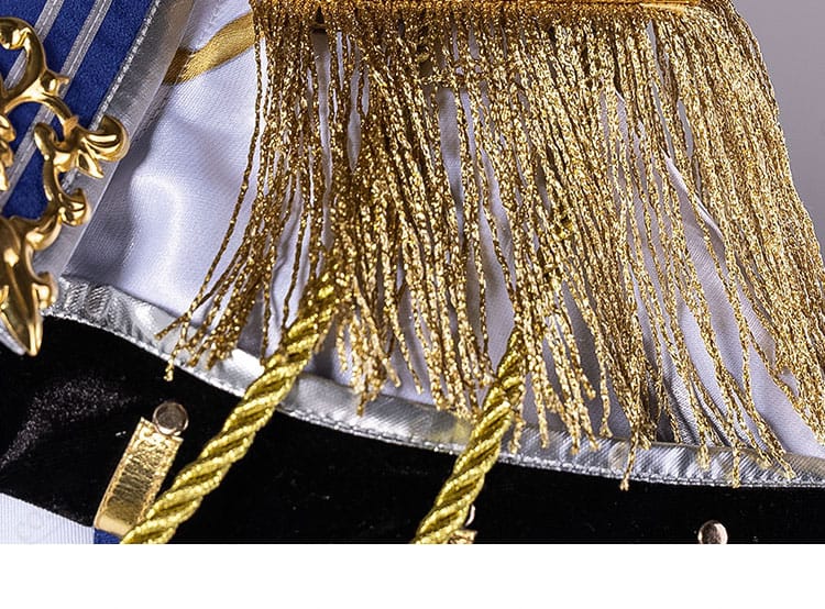 プロジェクトセカイ 東雲彰人 ノウブル・パラディン コスプレ衣装 衣肩流苏装飾ディテール画像