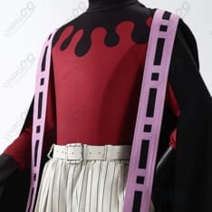 鬼滅の刃 童磨 コスプレ衣装 刺繍マント＆帽子 高品質フルセット - 4枚目の画像（サムネイル）