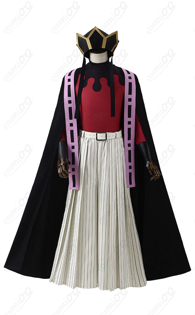 童磨 コスプレ衣装 正面写真|刺繍入りデザイン・高再現クオリティ