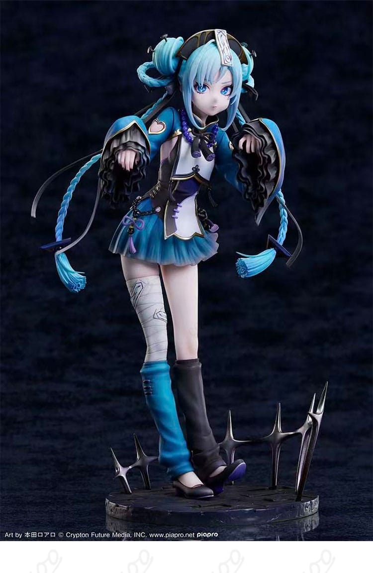 初音ミク キョンシーVer. 角色人物正面図|コスプレ衣装の正面ディテール・イベント準備に最適