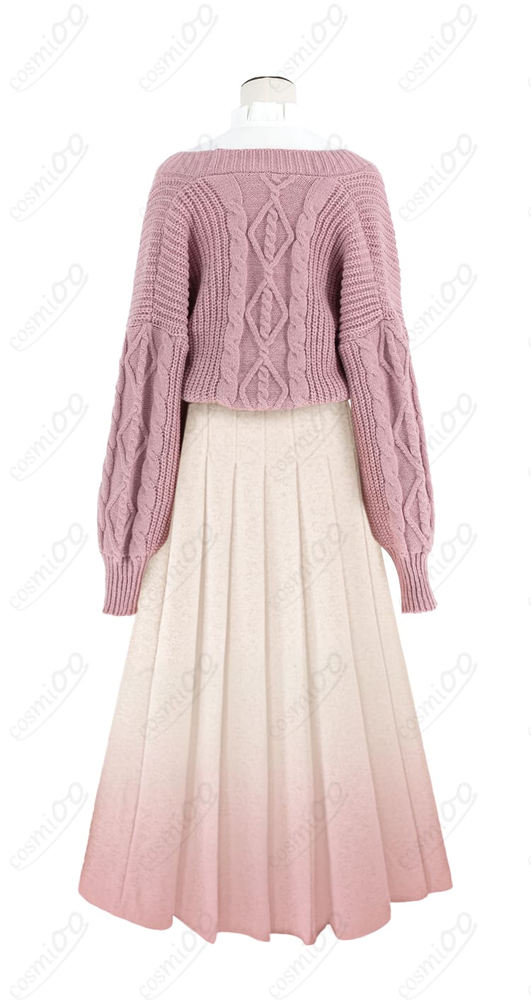 商品服装背面图 → 「和栗薫子 私服コスプレ衣装 背面画像|落ち着いた私服スタイルを細部まで確認しよう」