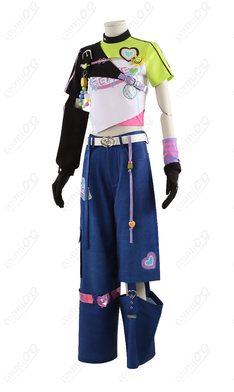 商品服装左側面画像｜らびゅ＆ピース伝説衣装 左側の細部デザイン確認