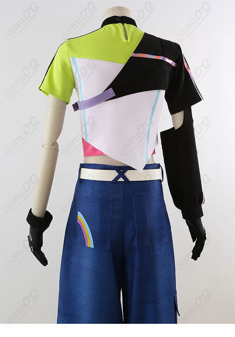 背面装飾の細部画像｜らびゅ＆ピース伝説衣装 バックデザイン詳細