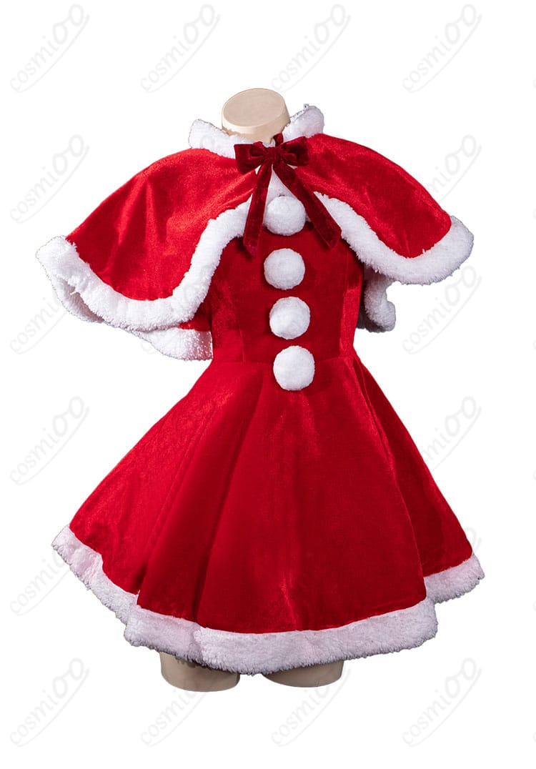 小鳥遊六花 クリスマス コスプレ衣装 正面画像|高品質ワンピース・中二病風デザイン