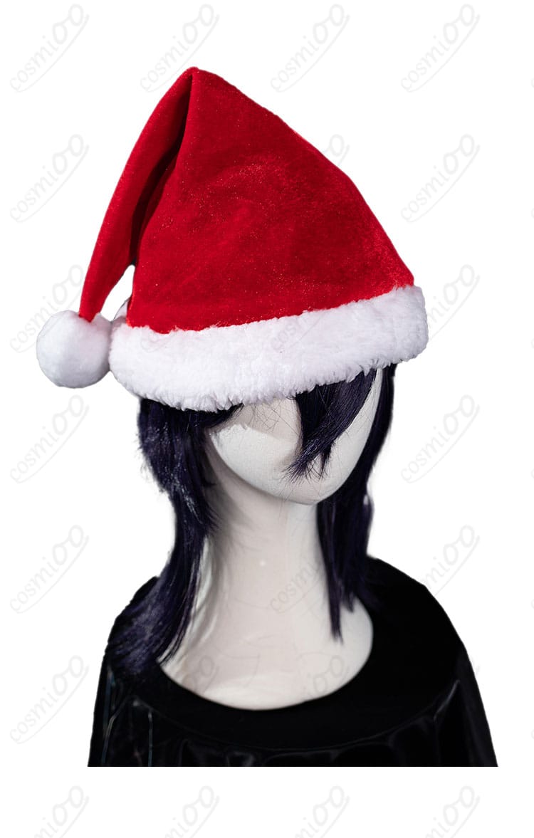 小鳥遊六花 クリスマス コスプレ衣装 帽子装飾ディテール|ふわふわ素材の可愛いサンタ帽